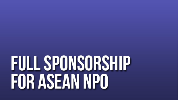 Full Sponsorships for ASEAN NPO